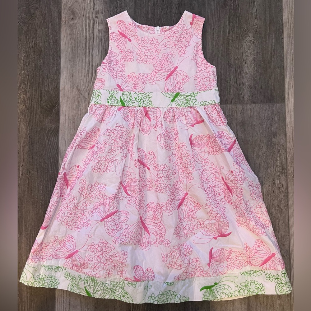 🎀 Girl’s Lilly Pulitzer Embroidered Dress - Size 6